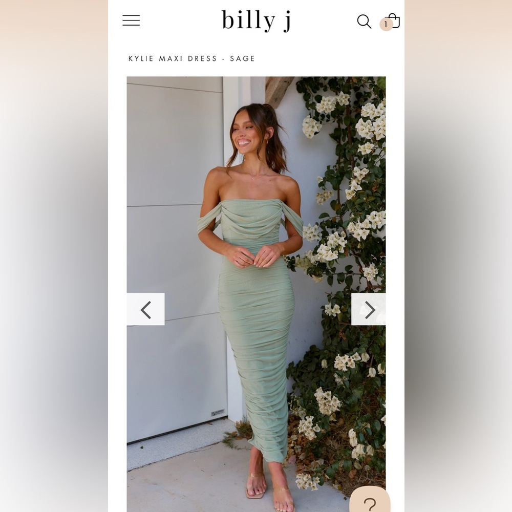 Billy J Kylie Maxi Dress - Sage